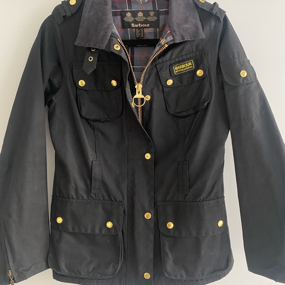 Women’s Barbour International Black Jacket
